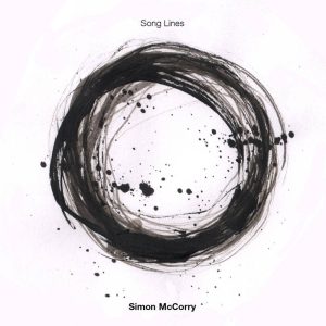 Song Lines by Simon McCorry album cover with Chinese calligraphy style circle