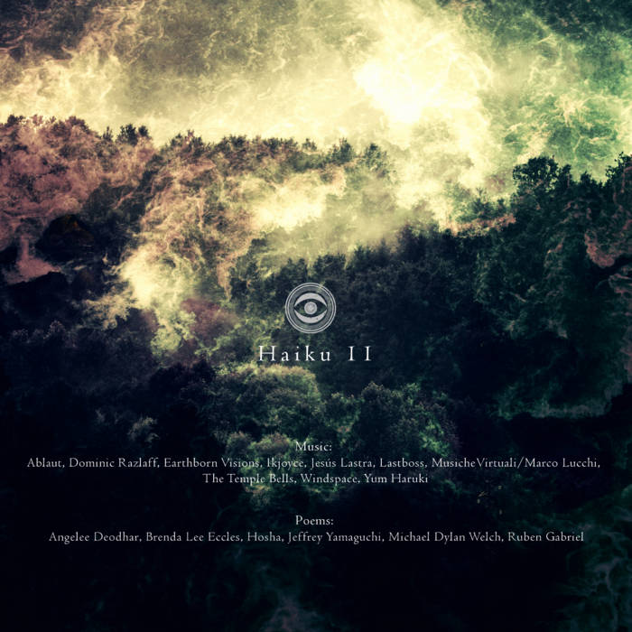 Haiku 11 by Various Artists. A group of pine trees, set against a dark ambiance, presents a captivating and mysterious scene.